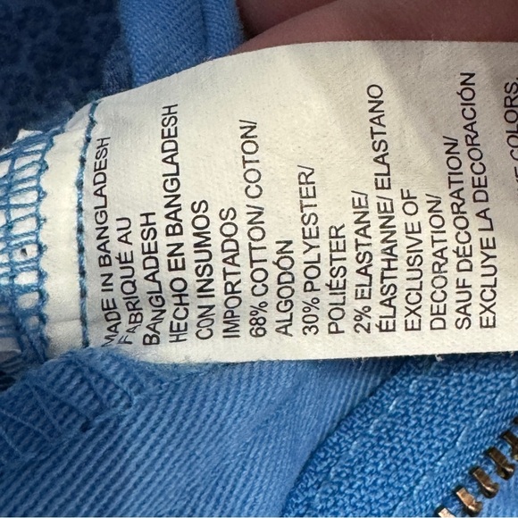 Izod Saltwater Blue Chino Shorts Men 40 Stretch Flat Front 9.5” Inseam - Picture 5 of 6